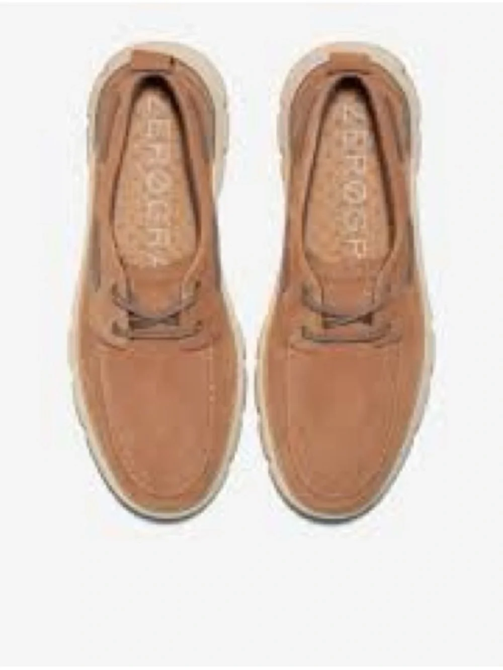 Cole Haan Men's 4.ZERØGRAND Regatta Boat Shoe Size 11 brown fisherman nautical
